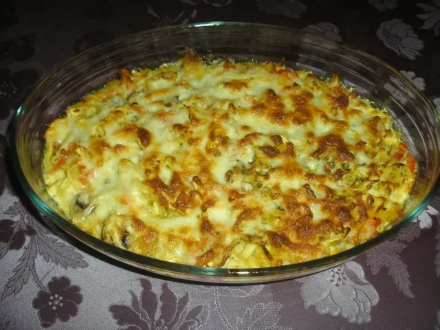 Nudel-Gemüse-Gratin - Rezept