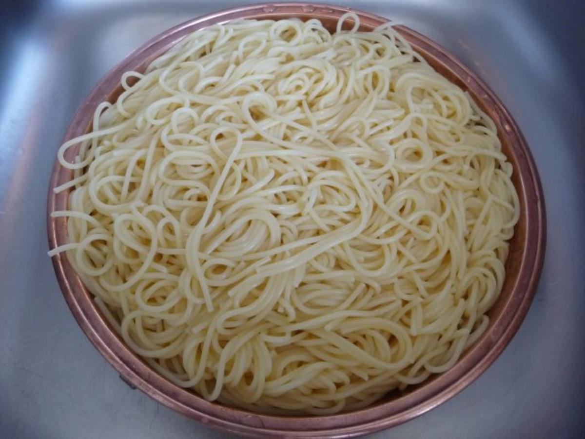 Pasta : Spaghetti mit Tomatensoße dazu Pizza-Leberkäse oder groben Leberkäse - Rezept - Bild Nr. 8