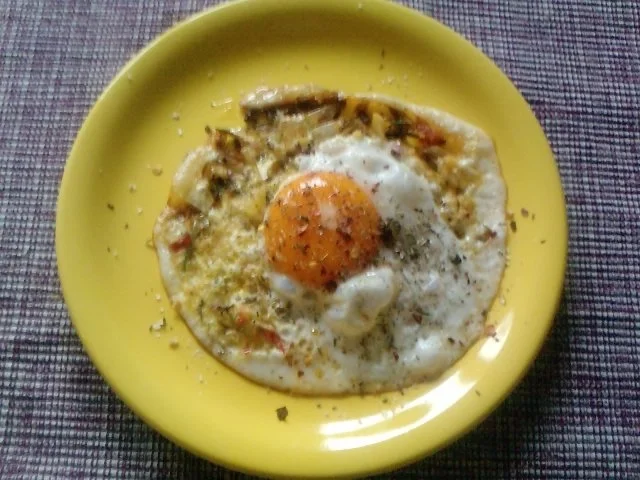 Rezept: SPIEGELEI GENIGHTCOOKERT -- oder -- Special-Katerfrühstück SPIEGELEI GENIGHTCOOKERT -- oder -- Special-Katerfrühstück - Rezept