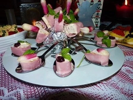 Rezept: Buffet: Löffel-Happen mit Hähnchen Buffet: Löffel-Happen mit Hähnchen - Rezept