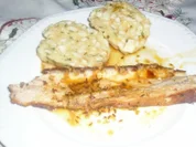 gebratenes Bauchfleisch mit viel Kümmel - Rezept