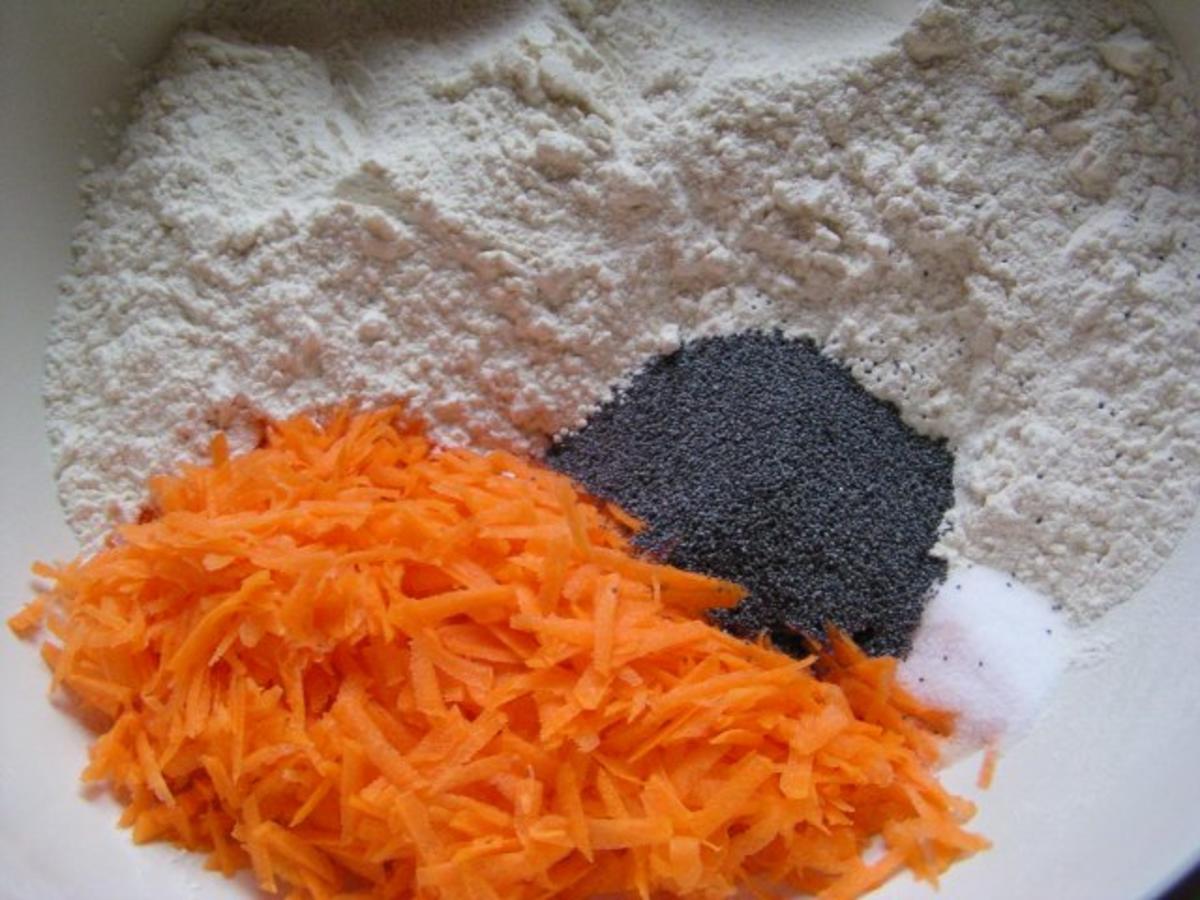 Karotten-Weißbrot mit Mohn im Weckglas - Rezept - Bild Nr. 2