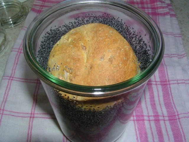 Karotten-Weißbrot mit Mohn im Weckglas - Rezept - Bild Nr. 6