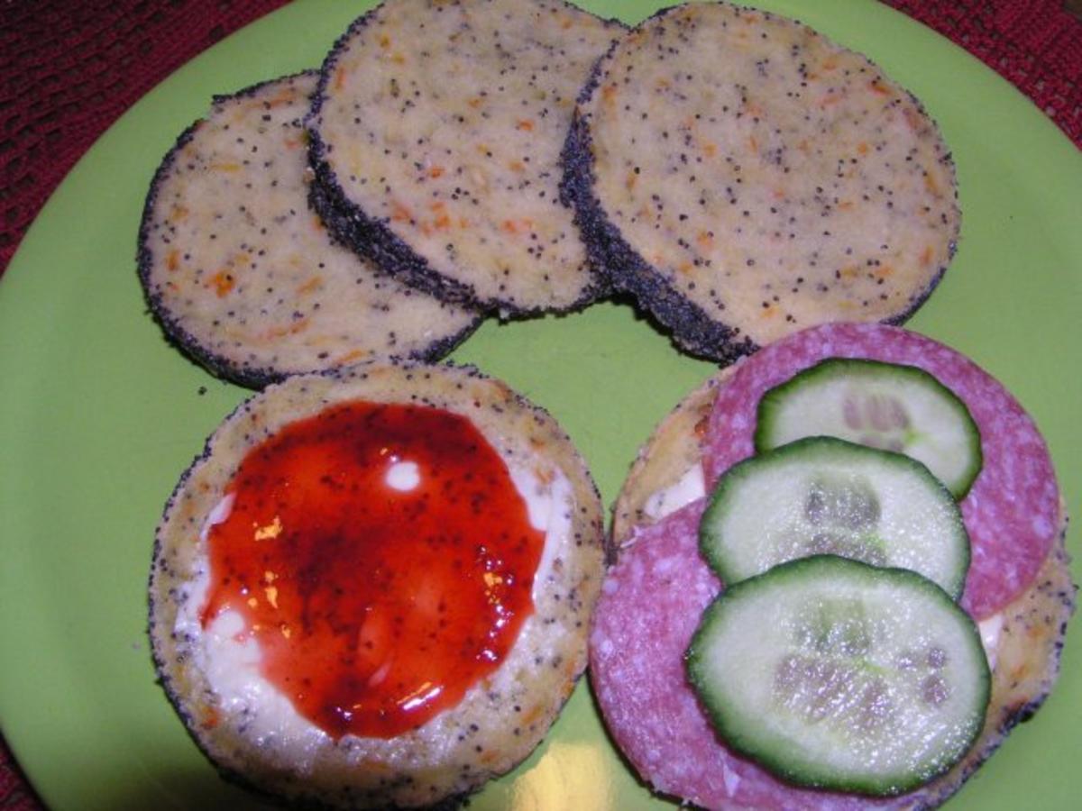 Karotten-Weißbrot mit Mohn im Weckglas - Rezept - kochbar.de