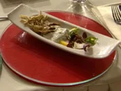 Insekten-Knuspersnack mit dreierlei Saucen (Promiteam) - Rezept