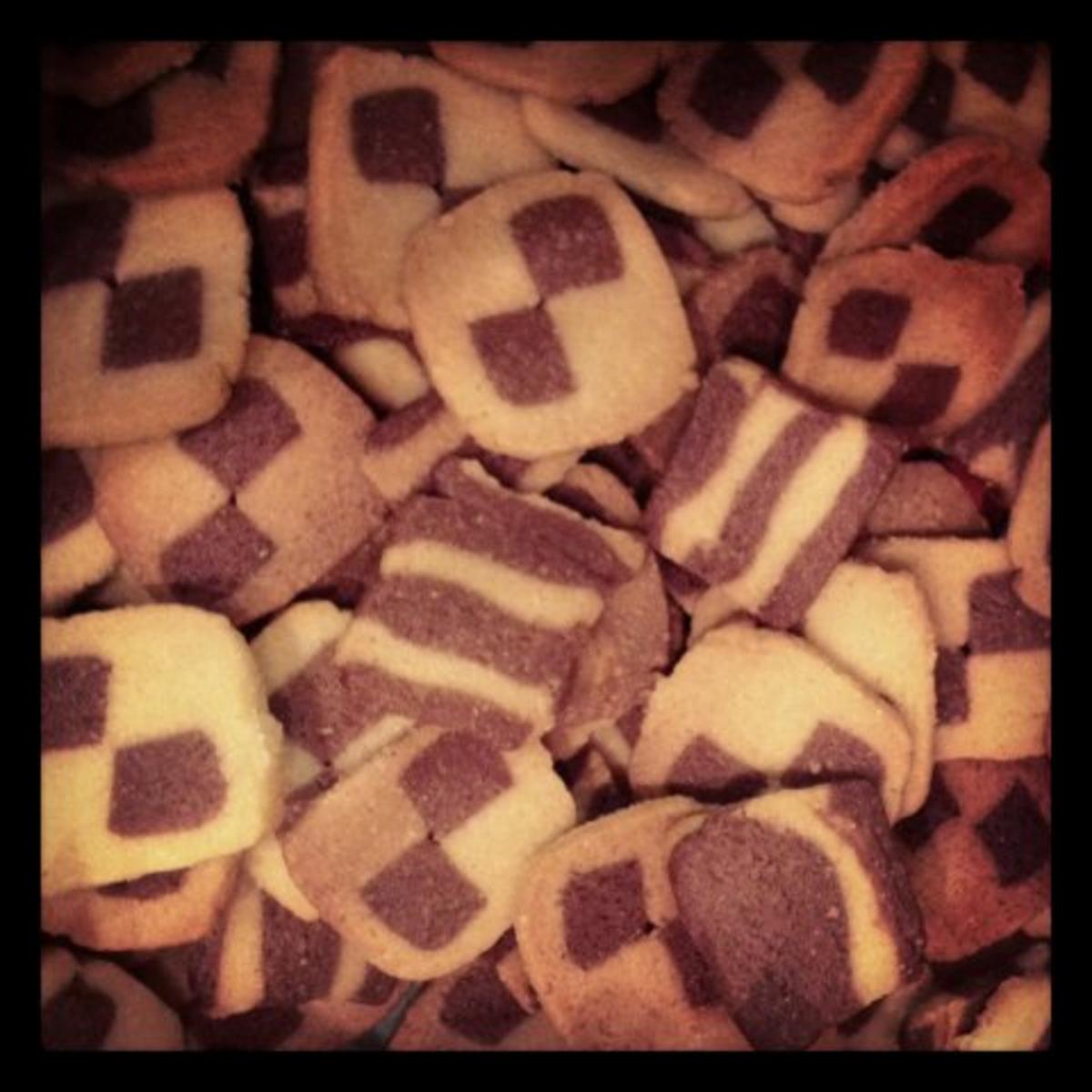 Schwarz-Weiß Gebäck - Rezept mit Bild - kochbar.de Schwarz-Weiß Gebäck - Rezept mit Bild - kochbar.de