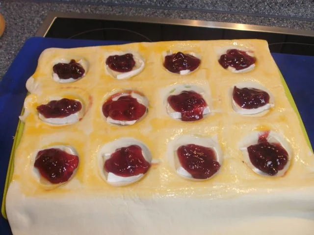 gefüllte Blätterteigkissen - Rezept - Bild Nr. 4