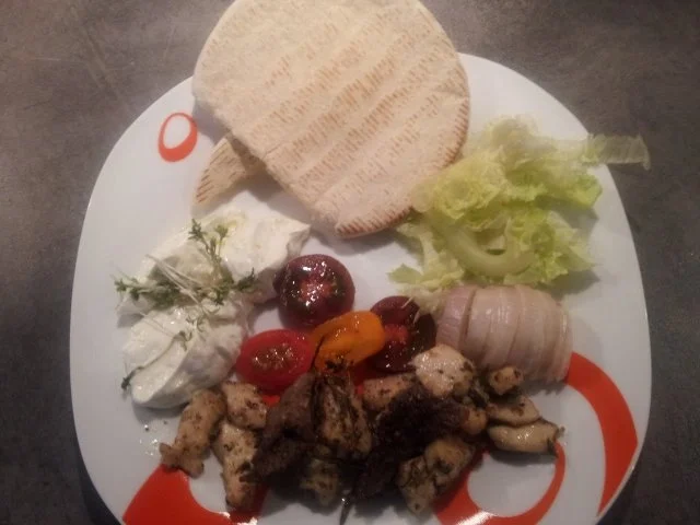 Gyros Pita mit 2 Variationen Fleisch "Hellas" - Rezept - Bild Nr. 2