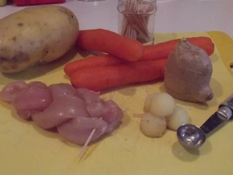 Geflügel-Zöpfli "Noriana" auf Vichy-Karotten - Rezept - Bild Nr. 4