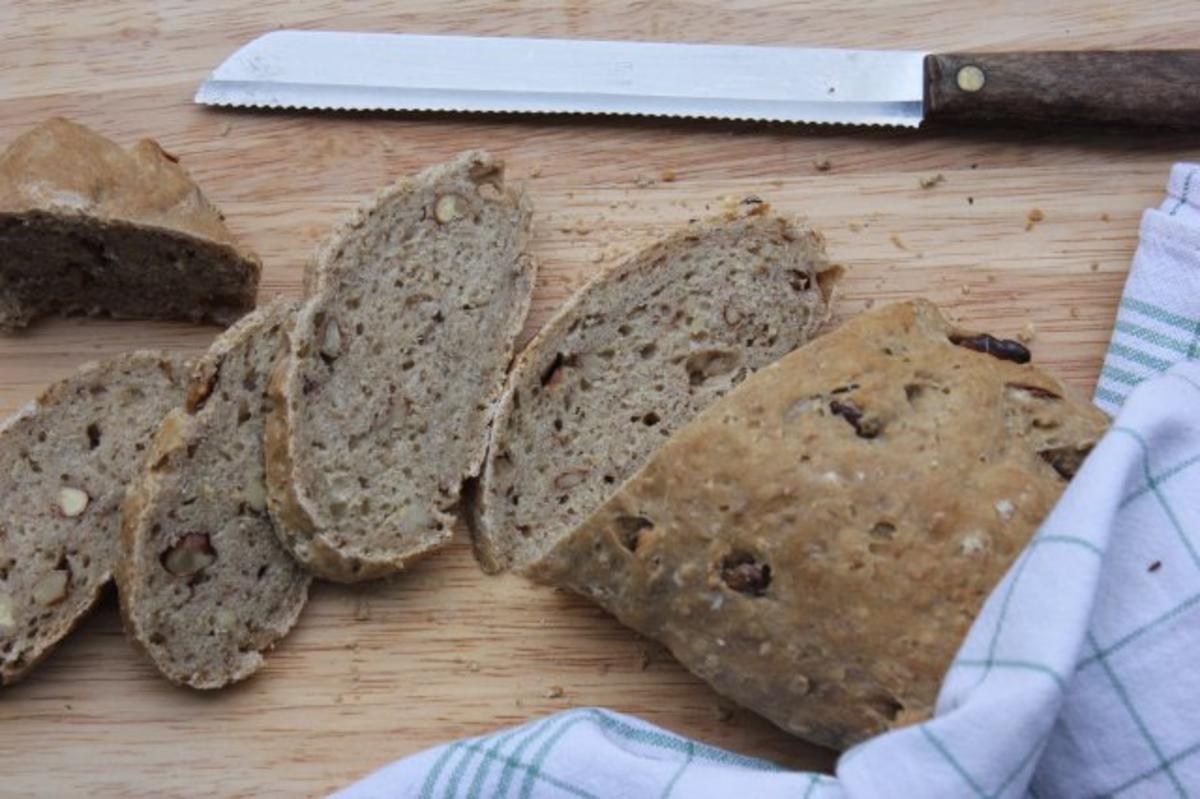 Walnussbrot Hausgemachte Brot, sehr einfach und lecker... - Rezept mit ...