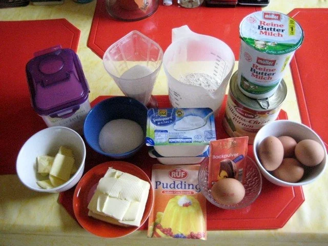 Käsekuchen mit Buttermilch und Birnen - Rezept - Bild Nr. 2