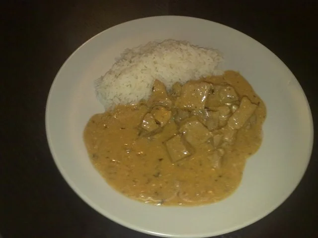 Geschnetzeltes mit Honig - Senf - Sauce - Rezept - Bild Nr. 2