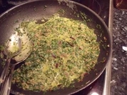 Spinat-Hackfleisch-Sauce - Rezept