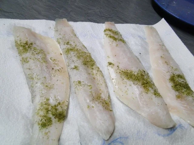 Zanderfilet mit Haut gebraten, dazu Bohnengemüse und Petersilienpüree - Rezept - Bild Nr. 2