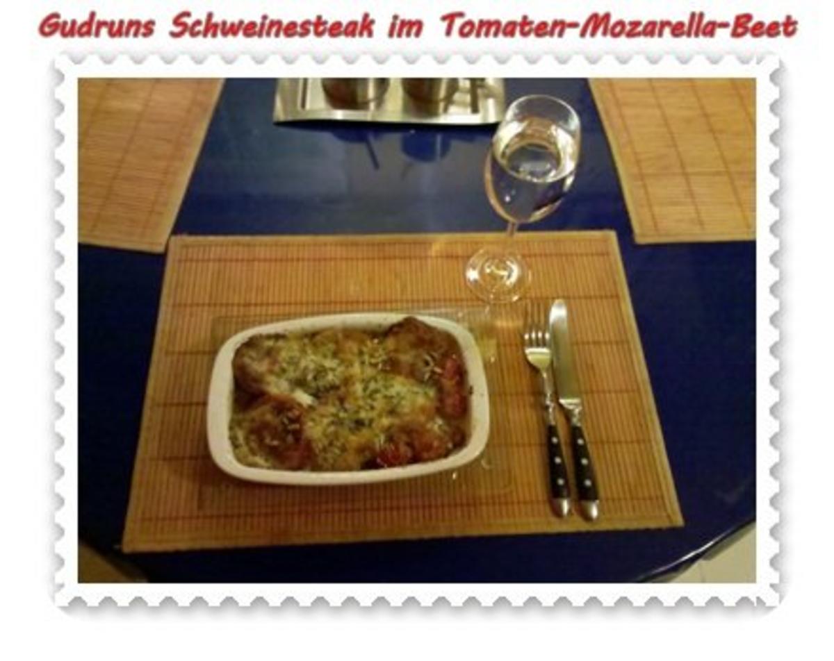 Fleisch: Pikantes Schweinesteak im Tomaten-Mozarella-Nest - Rezept - Bild Nr. 10