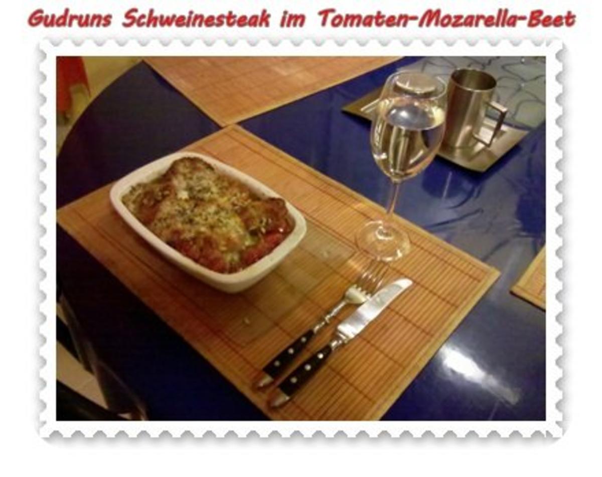 Fleisch: Pikantes Schweinesteak im Tomaten-Mozarella-Nest - Rezept - Bild Nr. 11