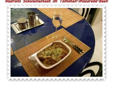 Rezept: Fleisch: Pikantes Schweinesteak im Tomaten-Mozarella-Nest Bild Nr. 12 Fleisch: Pikantes Schweinesteak im Tomaten-Mozarella-Nest - Rezept - Bild Nr. 12