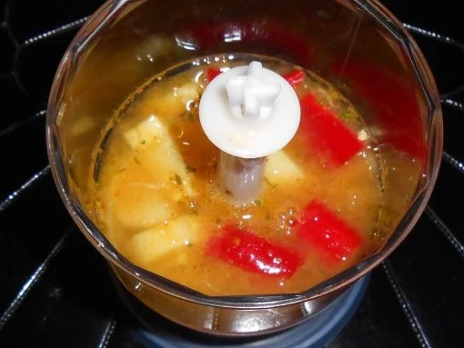 Salat mit Champignons und Hähnchenstreifen - Rezept - Bild Nr. 6