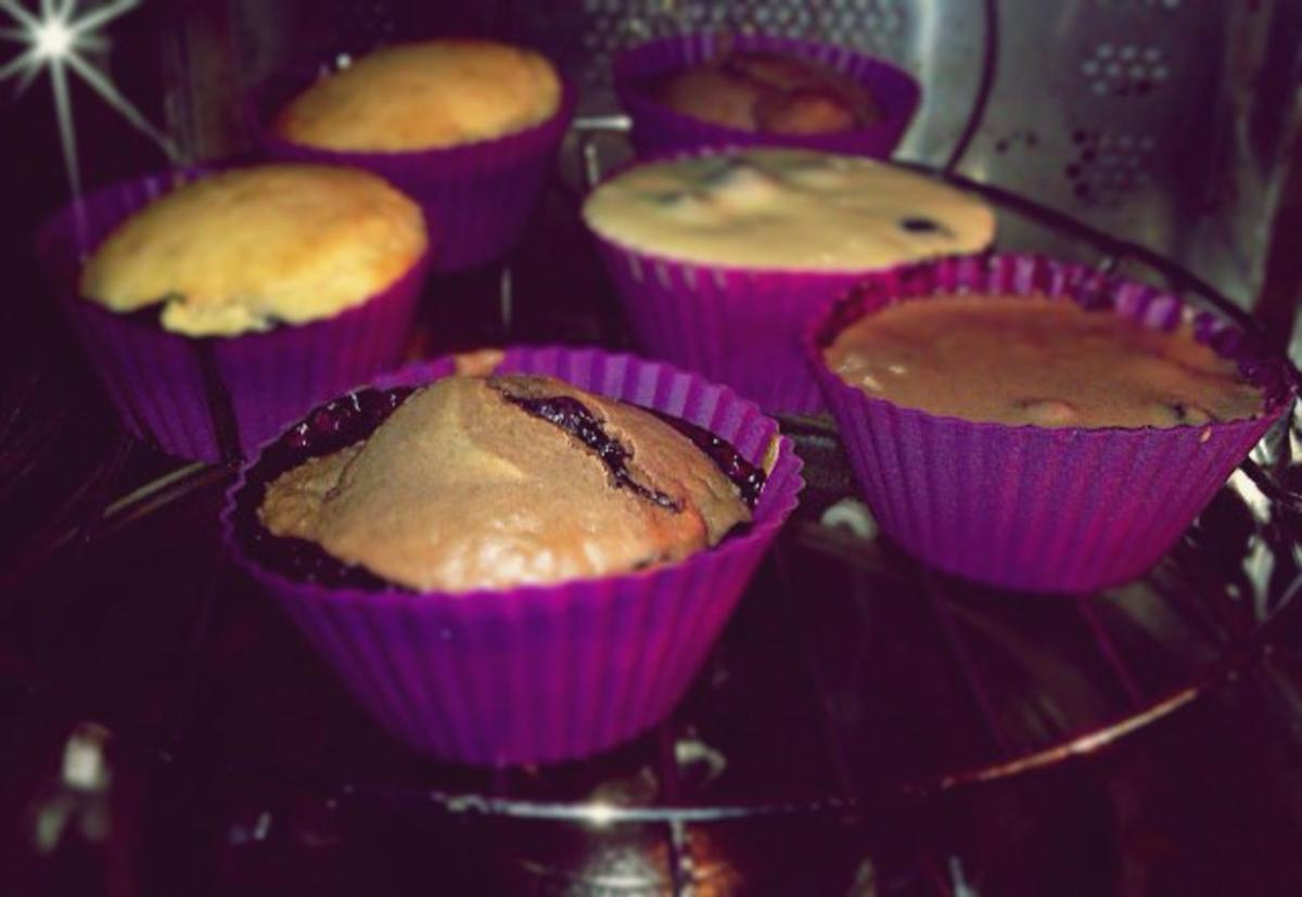 Blaubeer Schokoladen / Zitronen Muffins - Rezept - kochbar.de