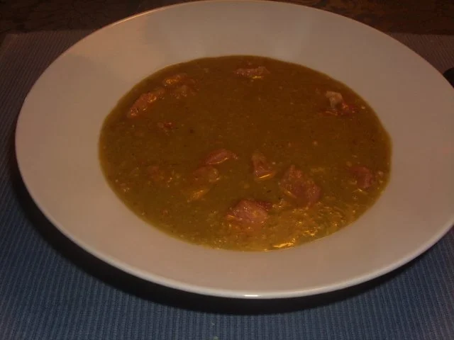 Erbsensuppe mit Kasseler - Rezept