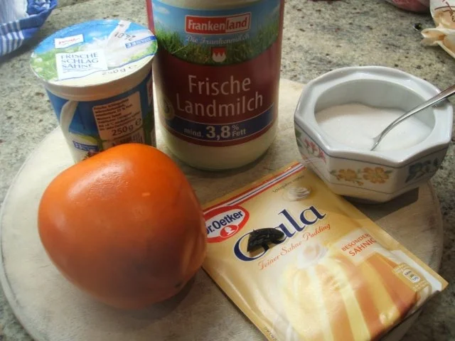 Rezept: Dessert: Khaki-Dessert Bild Nr. 2 Dessert: Khaki-Dessert - Rezept - Bild Nr. 2