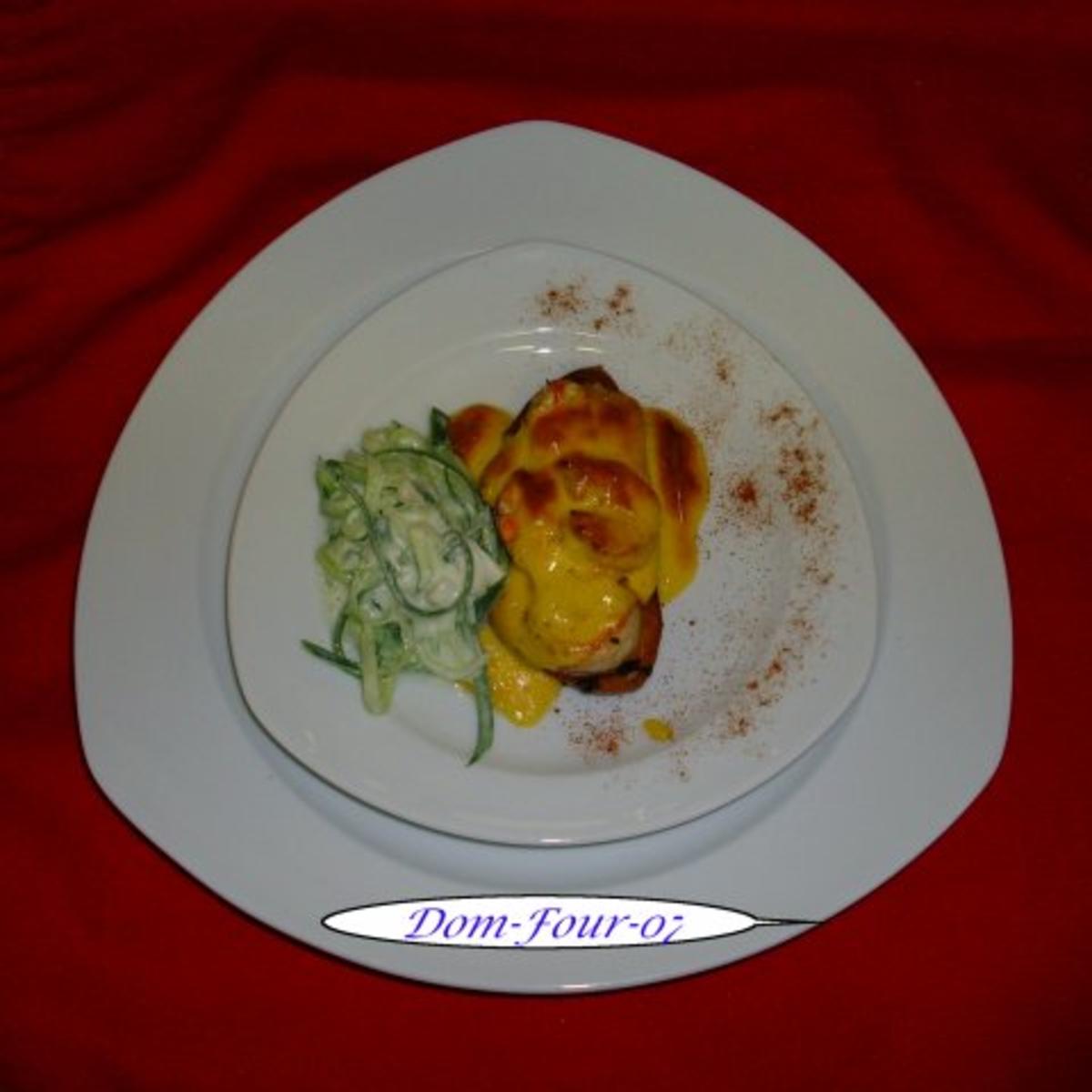 Rezept: Gambas Gratiniert mit Hollandaise Gambas Gratiniert mit Hollandaise - Rezept