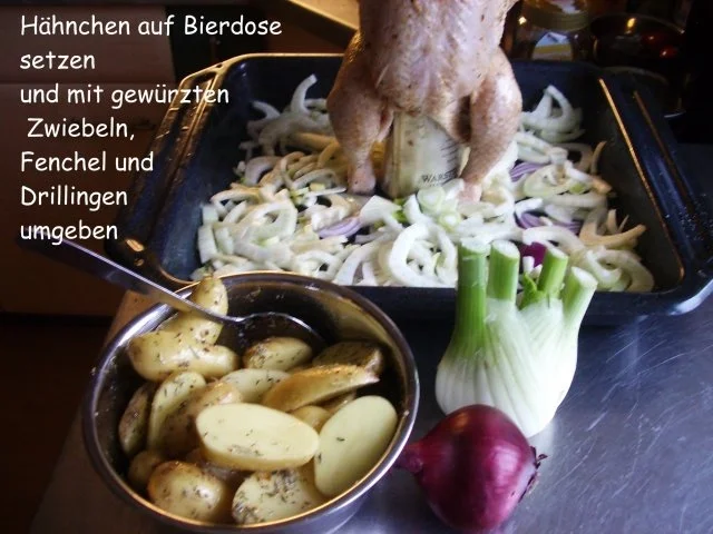 Hähnchen auf der Bierdose - Rezept - Bild Nr. 3