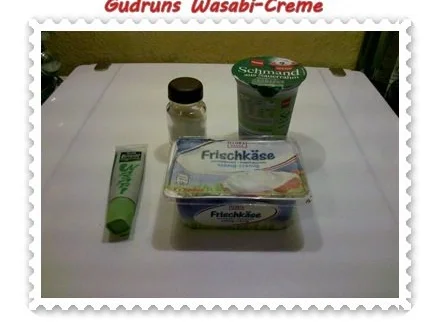 Rezept: Dip: Wasabi-Creme â la Gudrun Bild Nr. 2 Dip: Wasabi-Creme â la Gudrun - Rezept - Bild Nr. 2