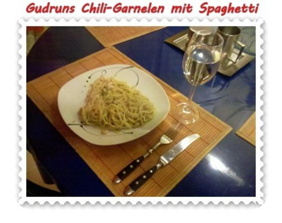 Nudeln: Chili-Garnelen mit Gorgonzola und Spaghetti - Rezept - Bild Nr. 5