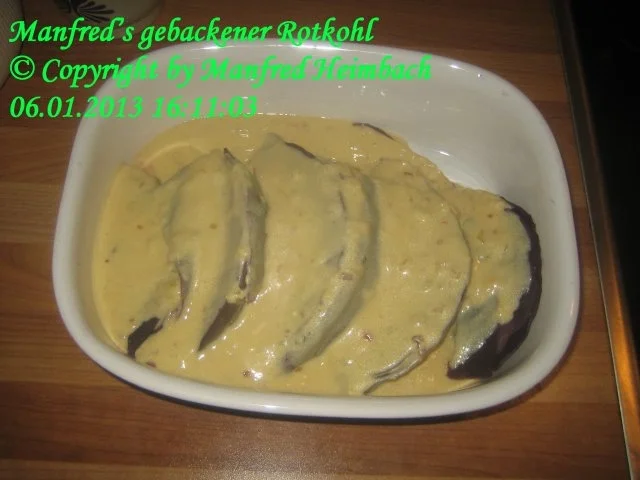 Rezept: Gemüse – Manfred’s gebackener Rotkohl Bild Nr. 5 Gemüse – Manfred’s gebackener Rotkohl - Rezept - Bild Nr. 5