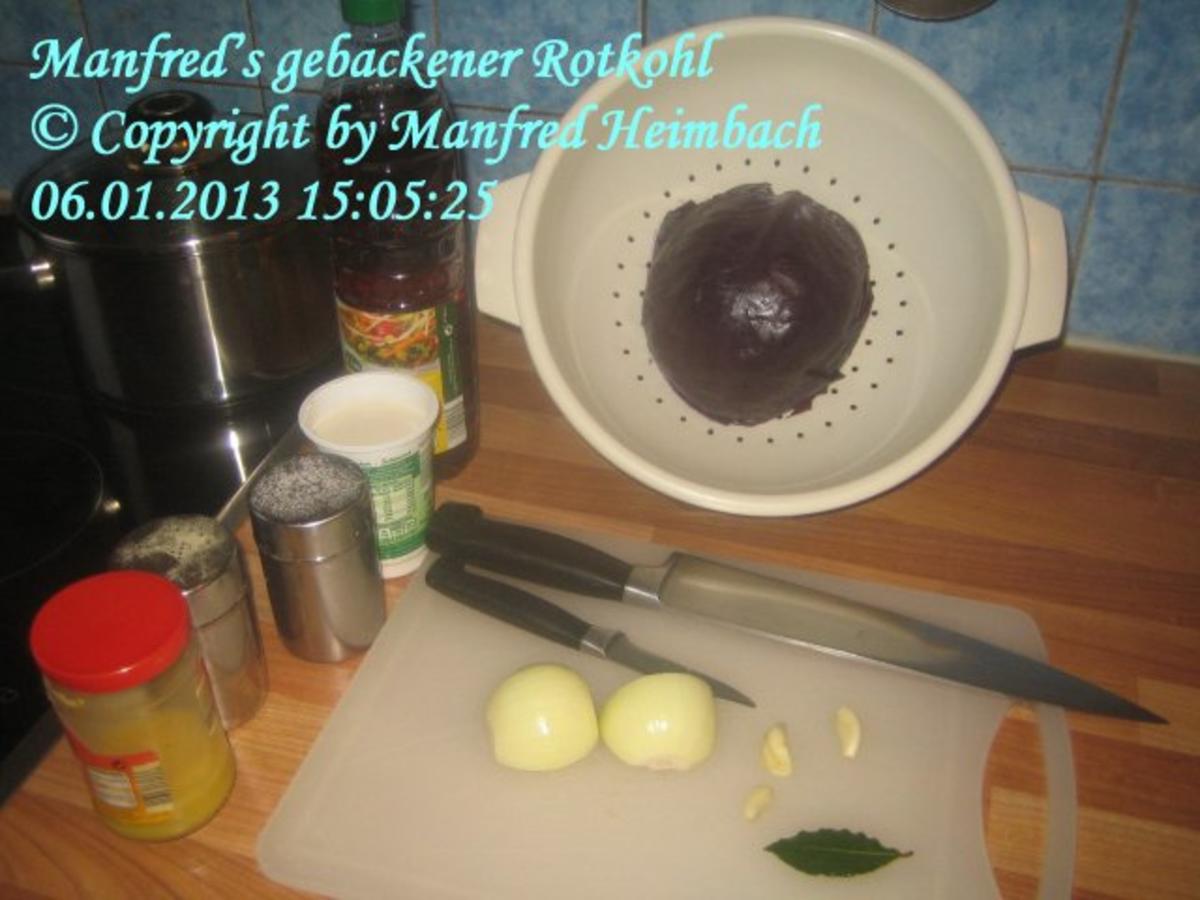 Gemüse – Manfred’s gebackener Rotkohl - Rezept - Bild Nr. 9