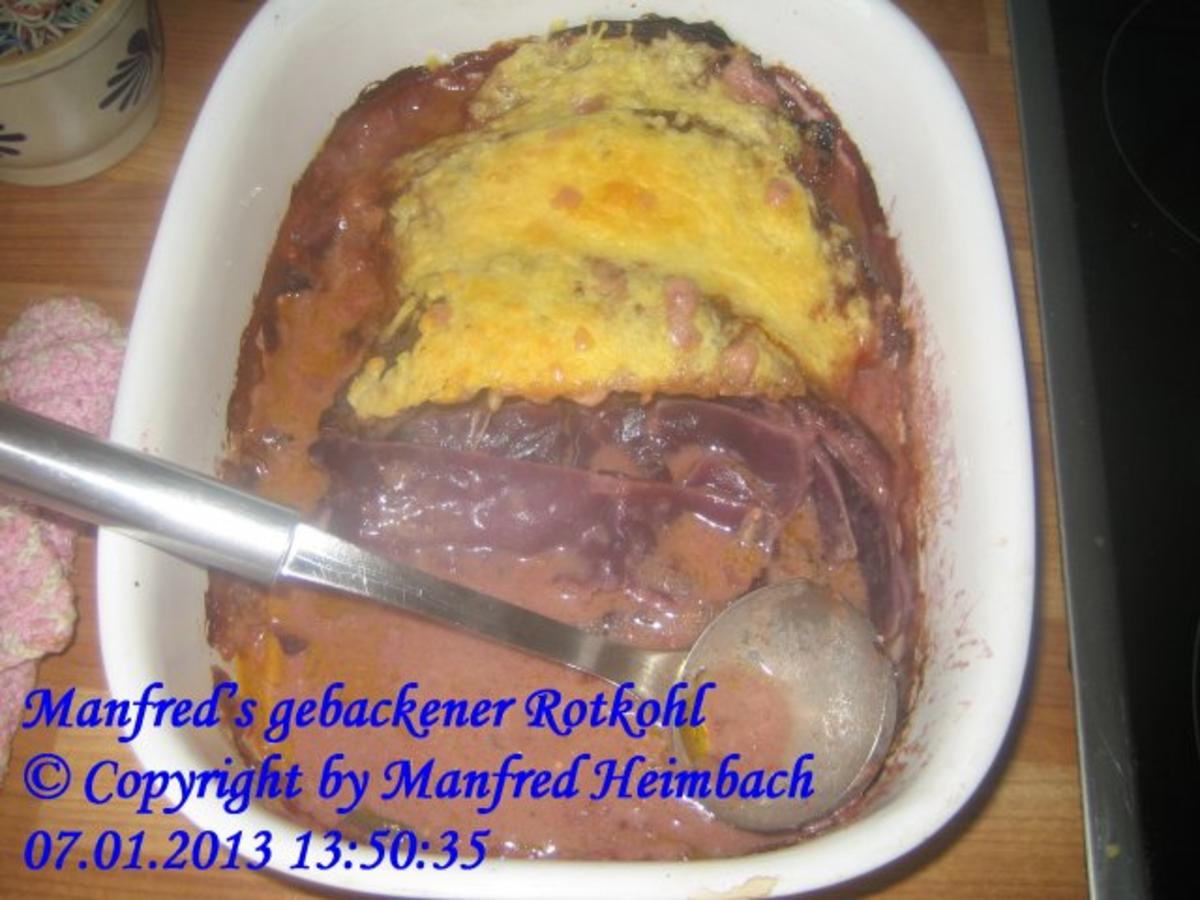 Gemüse – Manfred’s gebackener Rotkohl - Rezept - Bild Nr. 2