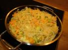 Nudeln mit Gemüse und Frischkäse - Rezept