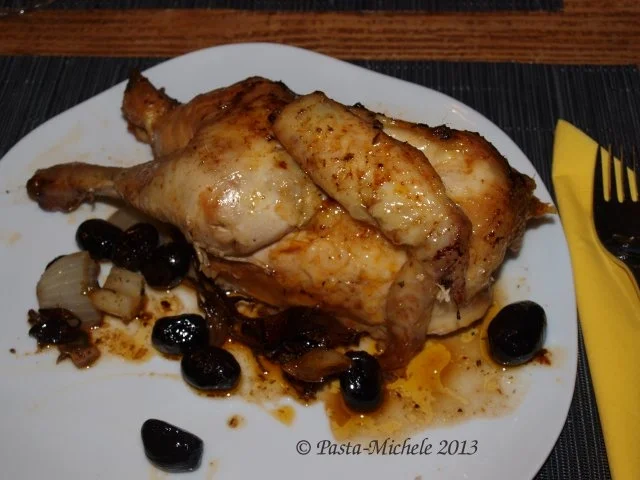 Rezept: Brathähnchen mediterran Brathähnchen mediterran - Rezept