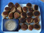 Thunfisch - Bällchen mit Dip - Rezept