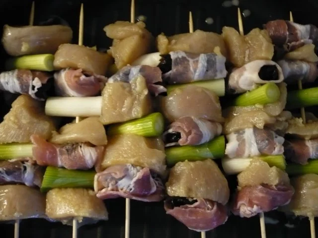 Rezept: Hähnchen - Pflaumen - Spieße Bild Nr. 4 Hähnchen - Pflaumen - Spieße - Rezept - Bild Nr. 4