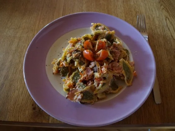 Es-muss-schnell-gehen-Maultaschenpfanne - Rezept