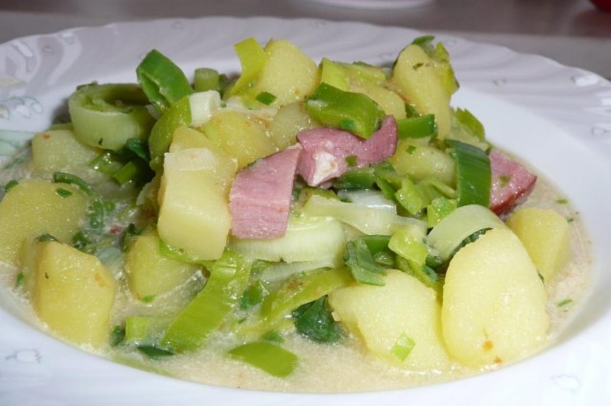 Bilder für Eintopf: Kartoffel - Lauchsuppe - Rezept