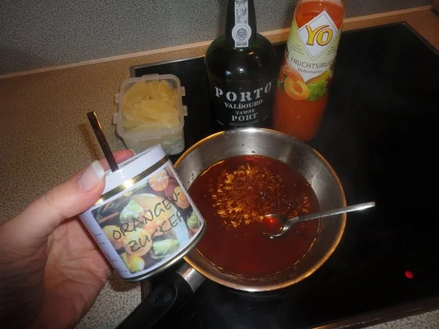 Limetten Panna Cotta mit Portwein Pomelos - Rezept - Bild Nr. 5