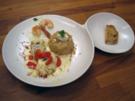 Seeteufel mit Weißweinsoße und Fenchel-Risotto - Rezept