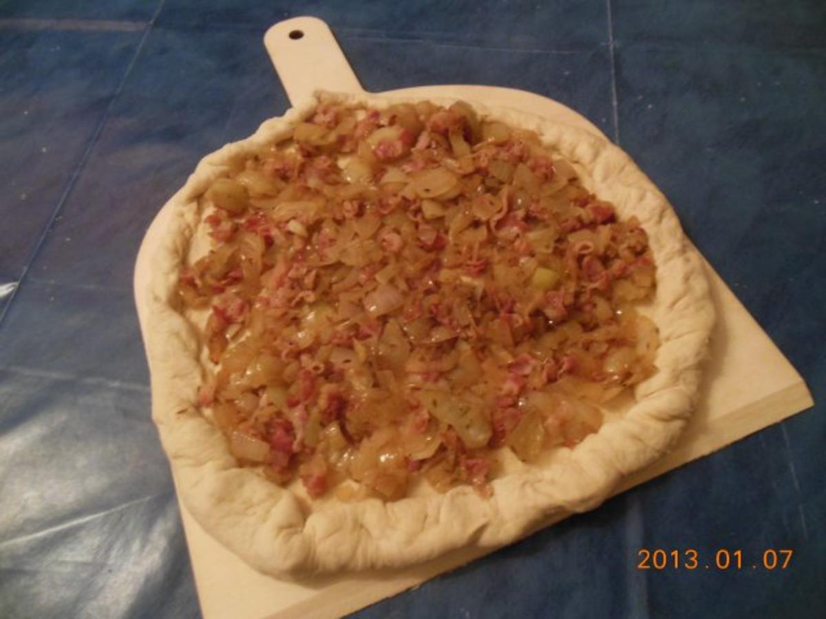 Pizza: Zwiebelkuchen - Rezept - Bild Nr. 2