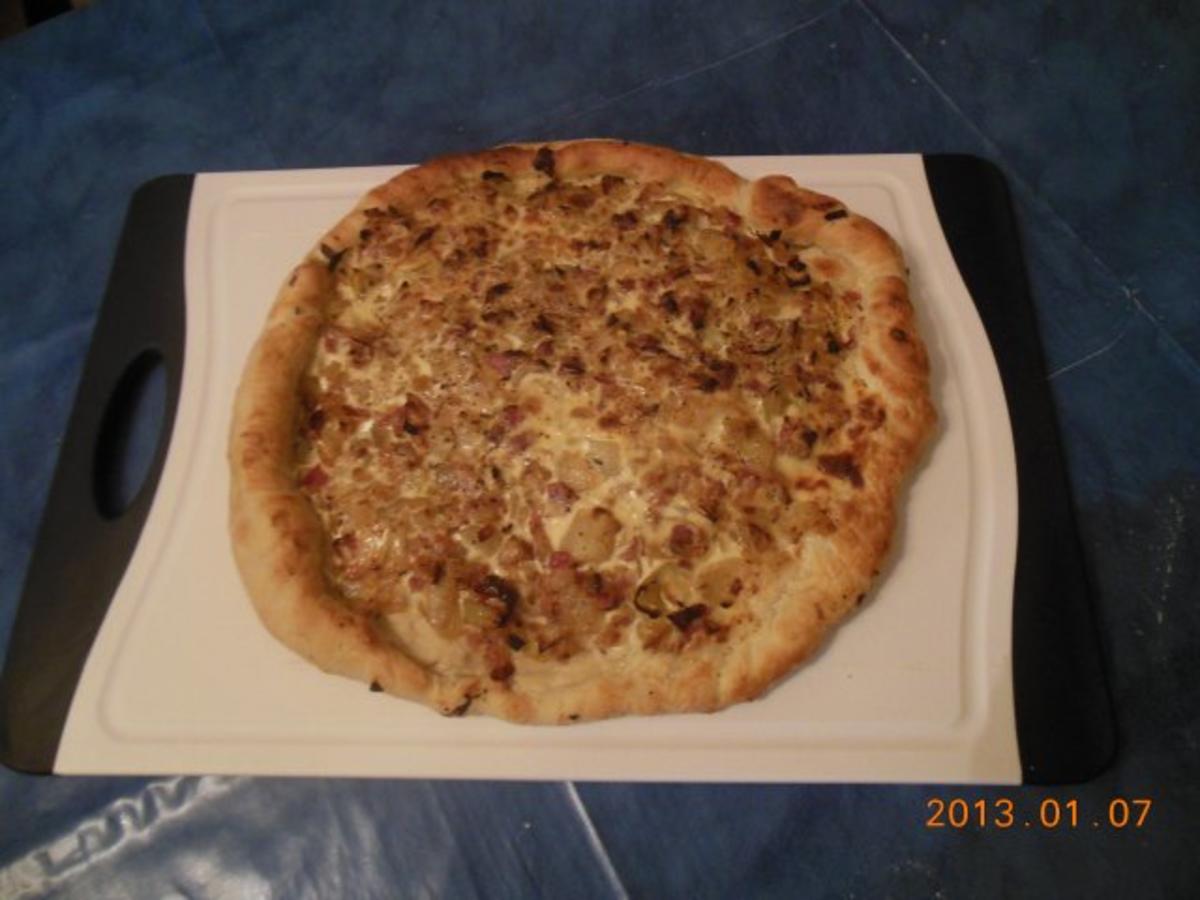 Pizza: Zwiebelkuchen - Rezept