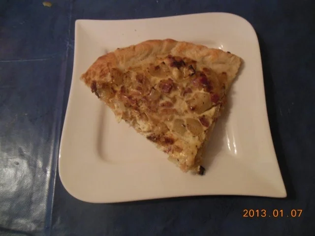 Pizza: Zwiebelkuchen - Rezept - Bild Nr. 5