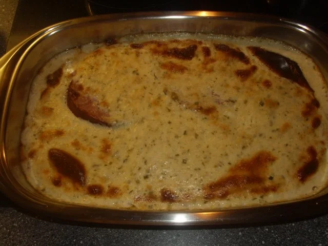 Rezept: Kasseler-Sahnemeerrettich Auflauf Bild Nr. 5 Kasseler-Sahnemeerrettich Auflauf - Rezept - Bild Nr. 5