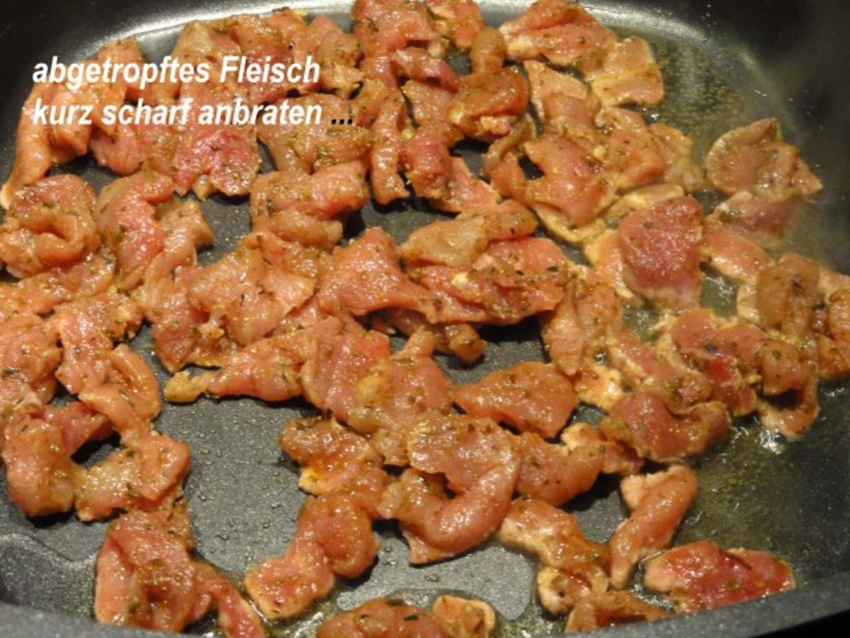 Fleisch:   REIS - FLEISCH - PFANNE mit exotischer Note - Rezept - Bild Nr. 3