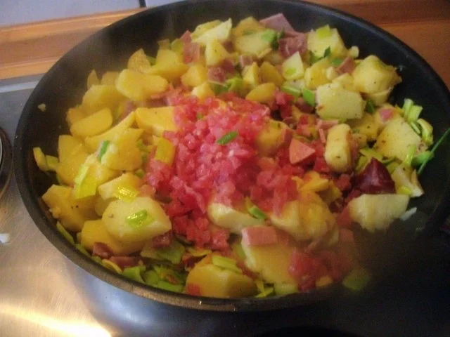 Bratkartoffel-Eier Pfanne - Rezept - Bild Nr. 5