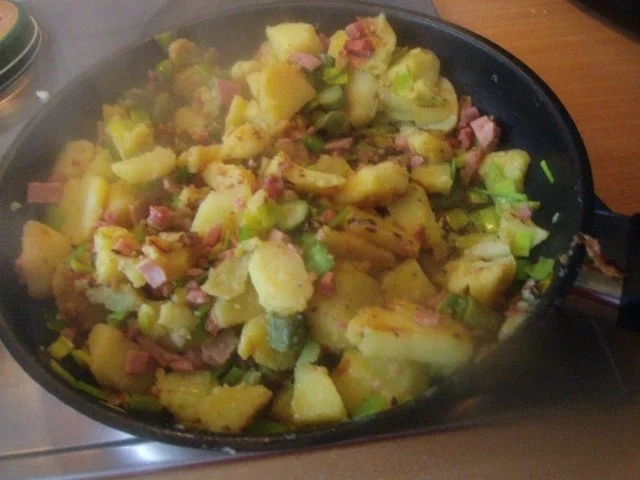 Bratkartoffel-Eier Pfanne - Rezept - Bild Nr. 7
