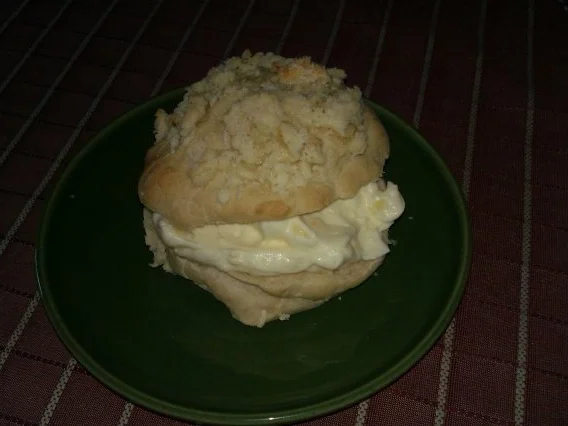 Streuselteilchen mit Vanillepudding - Rezept