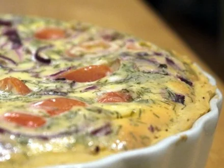 Tomaten-Zwiebel-Quiche mit Graved Lachs - Rezept - Bild Nr. 14