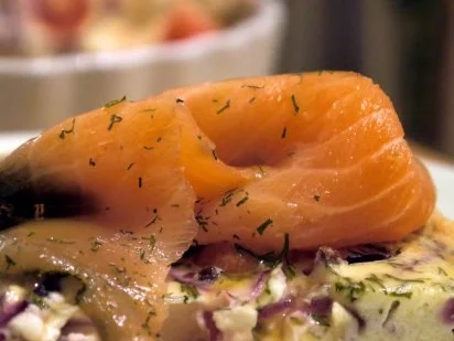 Tomaten-Zwiebel-Quiche mit Graved Lachs - Rezept - Bild Nr. 19